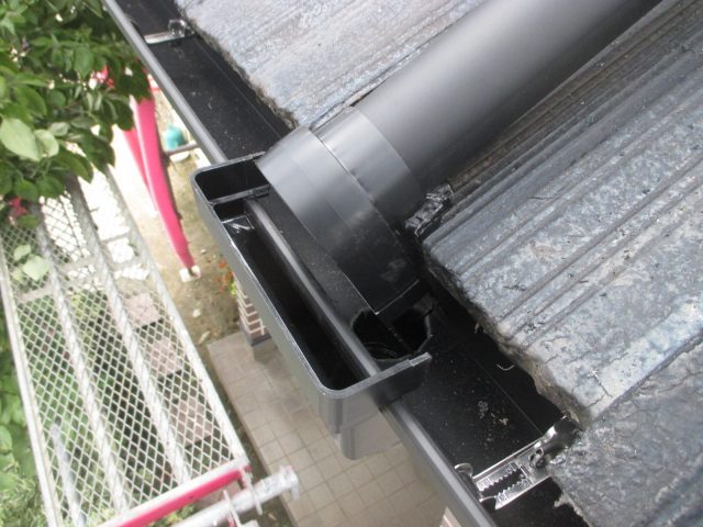 高砂市で新しく交換された集水器